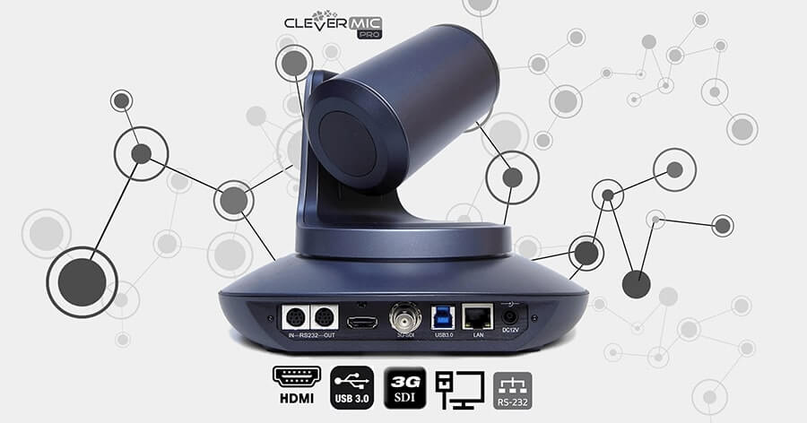 PTZ-камера CleverMic Pro HD PTZ HUSL20 (20x, HDMI, LAN, SDI, USB3.0)_2